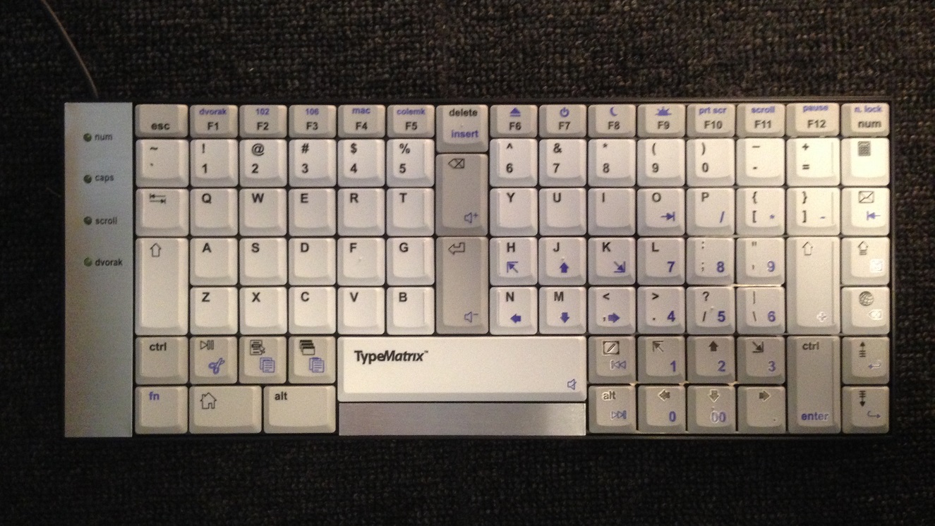 左右対称キーボード